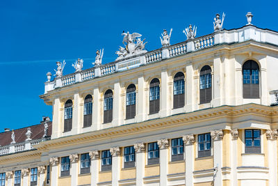 Low angle view of historical building