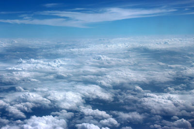 Low angle view of clouds in sky