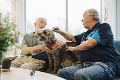 Man with dog