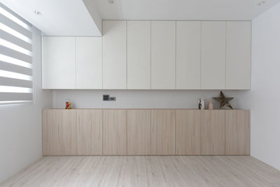 View of empty kitchen at home