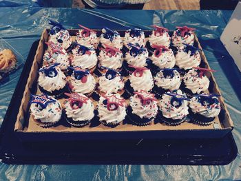 Close-up of sweet food on table