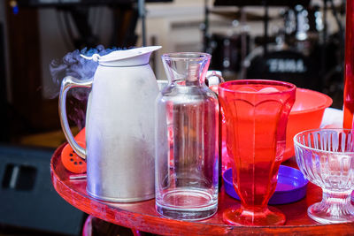 Close-up of drink on table at restaurant