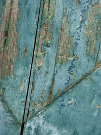 Full frame shot of rusty metal door