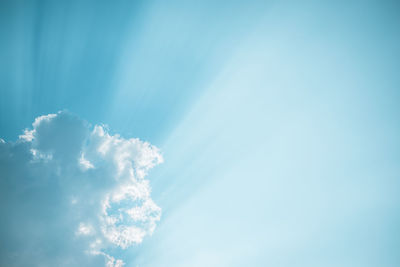 Low angle view of clouds in sky