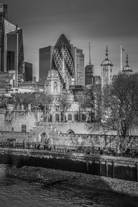 Buildings at waterfront