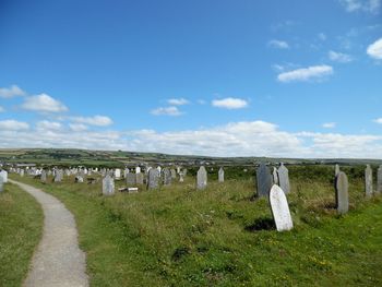 The cemetery of st materiana, tintagel