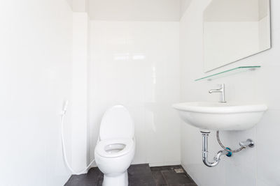 Interior of bathroom at home