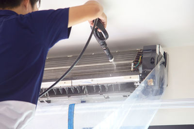 Man working in factory
