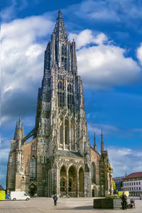 Ulm minster, germany. facade