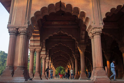 Low angle view of historical building