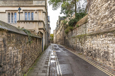 Street amidst buildings in city