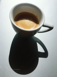 Close-up of coffee cup