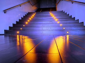 Illuminated stairs