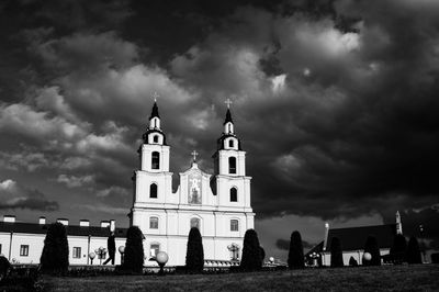 View of church against cloudy sky