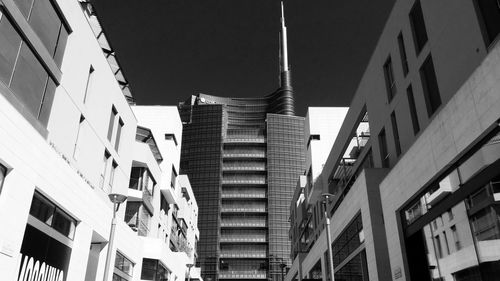 Low angle view of modern building