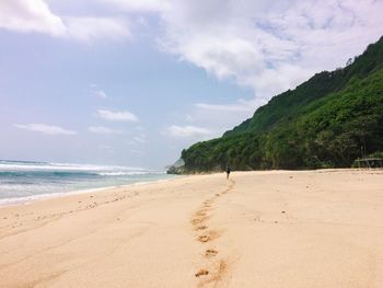 Scenic view of beach