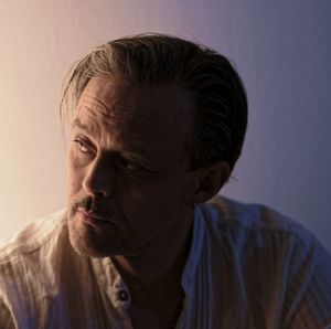 Close-up portrait of a man