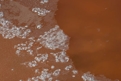 Full frame shot of ice cream in sea