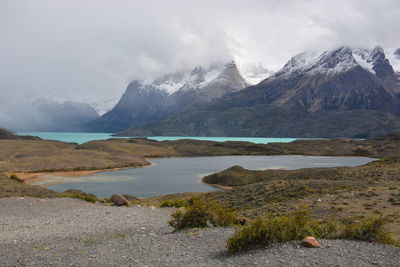 Torres del paine in patagonia , chile