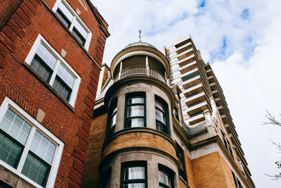 Low angle view of building against sky