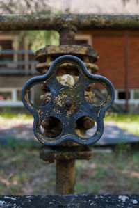 Close-up of rusty metal