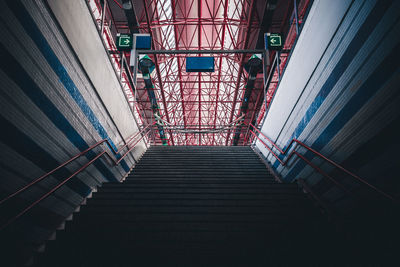 Low angle view of staircase