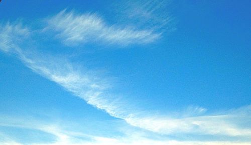 Low angle view of cloudy sky