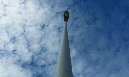 Low angle view of built structure against sky