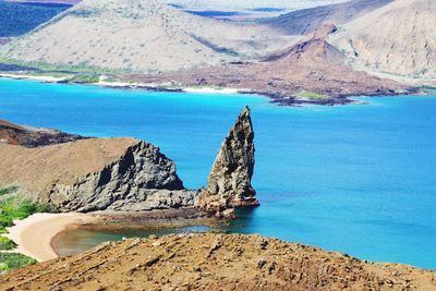 Scenic view of galapagos islands