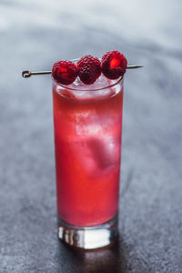 Close-up of drink on table