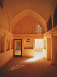 Interior of church