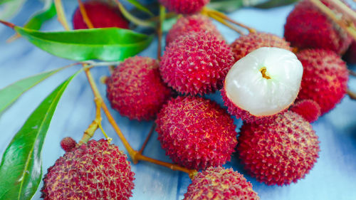 Close-up of strawberries