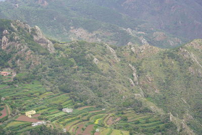 High angle view of landscape