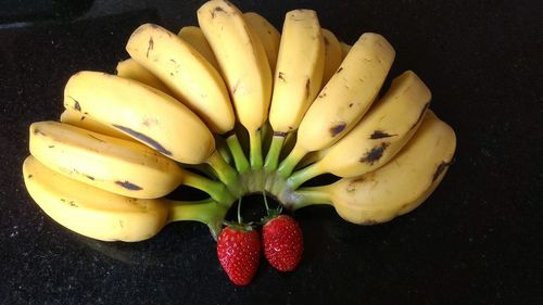 High angle view of fruits