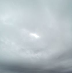 Low angle view of clouds in sky