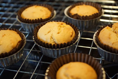 Close-up of cupcakes