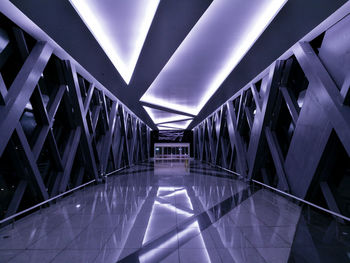 Low angle view of modern ceiling