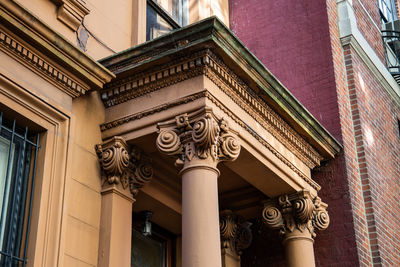 Low angle view of ornate building