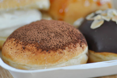 Close-up of dessert in plate