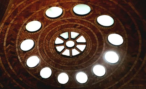 Low angle view of skylight