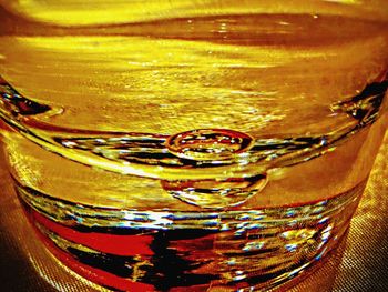 Close-up of drink on table