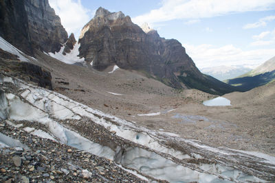 Low angle view of mountains