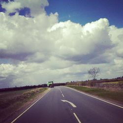 Road passing through landscape