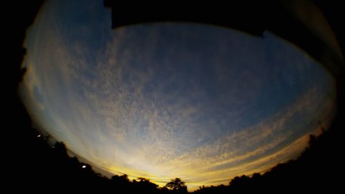 Scenic view of sky at sunset