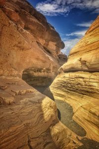 Scenic view of rock formations