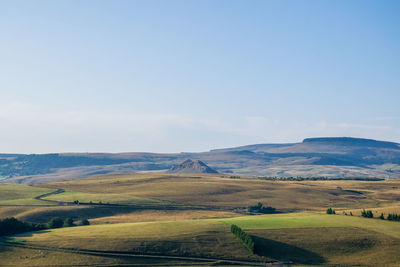 Scenic view of landscape against sky