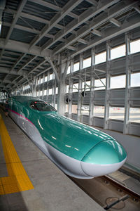 Interior of railroad station