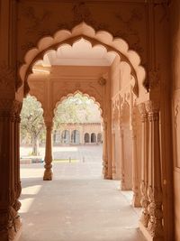 Entrance of historic building