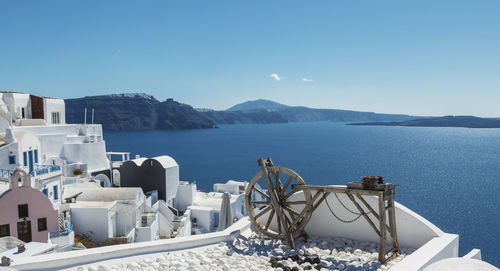 Oia santorini caldera view