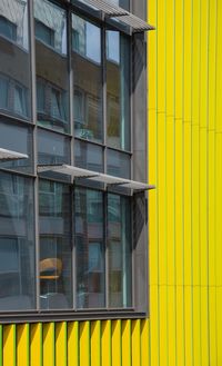 Full frame shot of yellow building